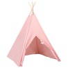 Tente tipi d'enfants avec sac Peau de pêche Rose 120x120x150 cm 537102537102