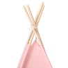 Tente tipi d'enfants avec sac Peau de pêche Rose 120x120x150 cm 537102537102