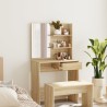 Coiffeuse avec miroir Chêne sonoma 74,5x40x141 cm 537103537103