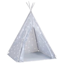 Tente tipi pour enfants avec sac Polyester Gris 115x115x160 cm 537110537110