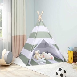 Tente pour enfants Rayé Gris et blanc 120 x 120 x 150 cm 537111537111