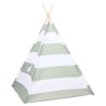 Tente pour enfants Rayé Gris et blanc 120 x 120 x 150 cm 537111537111
