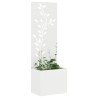 Écran de confidentialité de jardin Floral Blanc 50 x 150 cm 537113537113