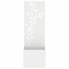 Écran de confidentialité de jardin Floral Blanc 50 x 150 cm 537113537113