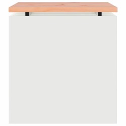 Banc de jardin Blanc 40 x 40 x 43 cm Acier 537114537114
