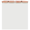 Banc de jardin Blanc 40 x 40 x 43 cm Acier 537114537114