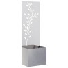 Écran de confidentialité de jardin Floral Argent 50 x 150 cm 537116537116