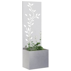 Écran de confidentialité de jardin Floral Argent 50 x 150 cm 537116537116