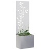 Écran de confidentialité de jardin Floral Argent 50 x 150 cm 537116537116