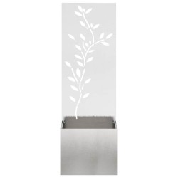 Écran de confidentialité de jardin Floral Argent 50 x 150 cm 537116537116