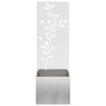 Écran de confidentialité de jardin Floral Argent 50 x 150 cm 537116537116