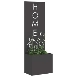 Écran de confidentialité de jardin Fretwork Noir 50 x 150 cm 537119537119