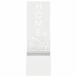 Écran de confidentialité de jardin Fretwork Blanc 50 x 150 cm 537120537120