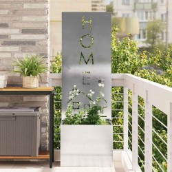 Écran de confidentialité de jardin Fretwork Argent 50 x 150 cm 537123537123