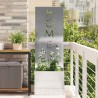 Écran de confidentialité de jardin Fretwork Argent 50 x 150 cm 537123537123