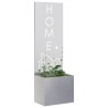 Écran de confidentialité de jardin Fretwork Argent 50 x 150 cm 537123537123