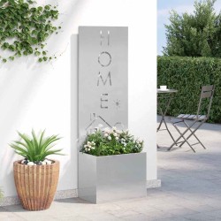 Écran de confidentialité de jardin Fretwork Argent 50 x 150 cm 537123537123