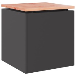 Banc de jardin Noir 40 x 40 x 43 cm Acier 537126537126