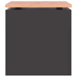 Banc de jardin Noir 40 x 40 x 43 cm Acier 537126537126