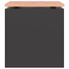 Banc de jardin Noir 40 x 40 x 43 cm Acier 537126537126