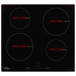 Plaque de cuisson à induction 4 brûleurs Contrôle tactile 7000W 537129537129