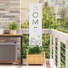 Écran de confidentialité de jardin Fretwork Blanc 32 x 140 cm 537137537137