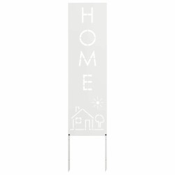 Écran de confidentialité de jardin Fretwork Blanc 32 x 140 cm 537137537137