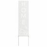 Écran de confidentialité de jardin Fretwork Blanc 32 x 140 cm 537137537137