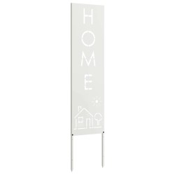 Écran de confidentialité de jardin Fretwork Blanc 32 x 140 cm 537137537137