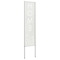 Écran de confidentialité de jardin Fretwork Blanc 32 x 140 cm 537137537137