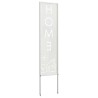 Écran de confidentialité de jardin Fretwork Blanc 32 x 140 cm 537137537137