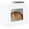 Maison pour chat Blanc 51 x 30 x 42 cm Bois d'ingénierie 537140537140