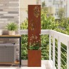 Écran de confidentialité de jardin Rouillé 32 x 32 x 150 cm 537143537143