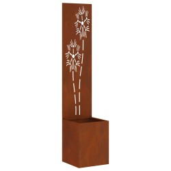 Écran de confidentialité de jardin Rouillé 32 x 32 x 150 cm 537143537143