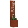 Écran de confidentialité de jardin Rouillé 32 x 32 x 150 cm 537143537143