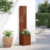 Écran de confidentialité de jardin Rouillé 32 x 32 x 150 cm 537143537143