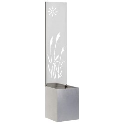 Écran de confidentialité de jardin Fretwork Argent 32 x 150 cm 537144537144