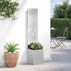 Écran de confidentialité de jardin Fretwork Argent 32 x 150 cm 537144537144