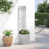 Écran de confidentialité de jardin Fretwork Argent 32 x 150 cm 537144537144