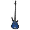 Guitare basse électrique de débutants sac bleu et noir 4/4 46" 537145537145