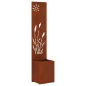 Écran de confidentialité de jardin Fretwork Rouillé 32 x 140 cm 537150537150