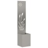 Écran de confidentialité de jardin Fretwork Rouillé 32 x 140 cm 537150537150