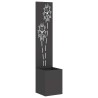 Écran de confidentialité de jardin Floral Noir 32 x 150 cm 537151537151