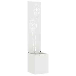 Écran de confidentialité de jardin Floral Blanc 32 x 150 cm 537152537152