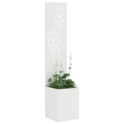 Écran de confidentialité de jardin Floral Blanc 32 x 150 cm 537152537152