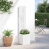 Écran de confidentialité de jardin Floral Blanc 32 x 150 cm 537152537152
