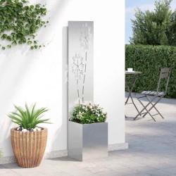 Écran de confidentialité de jardin Floral Argent 32 x 150 cm 537155537155