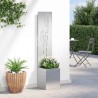 Écran de confidentialité de jardin Floral Argent 32 x 150 cm 537155537155