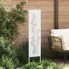 Écran de confidentialité de jardin Floral Blanc 32 x 140 cm 537158537158