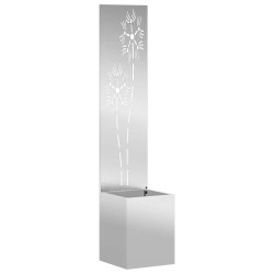 Écran de confidentialité de jardin Floral Argenté 32 x 150 cm 537160537160